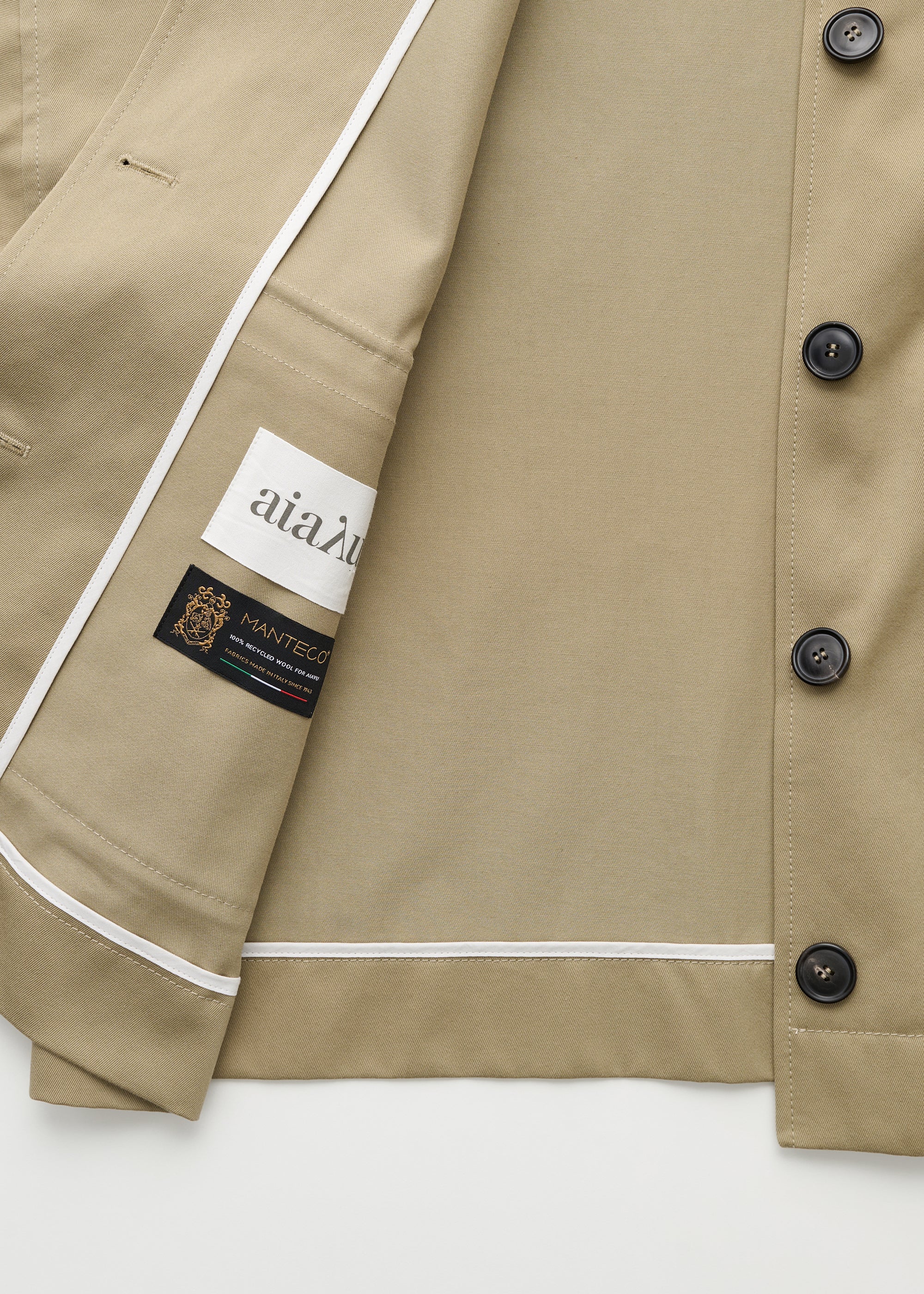 Ritu jacket twill | Classic Khaki Jacket aiayu