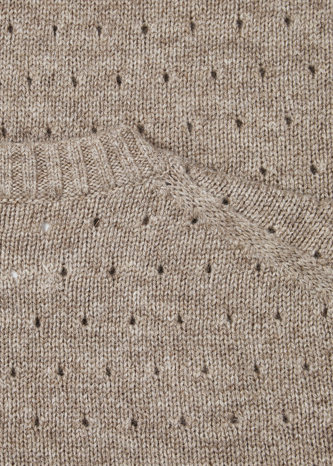 Saga dot wool sweater | Pure Soil