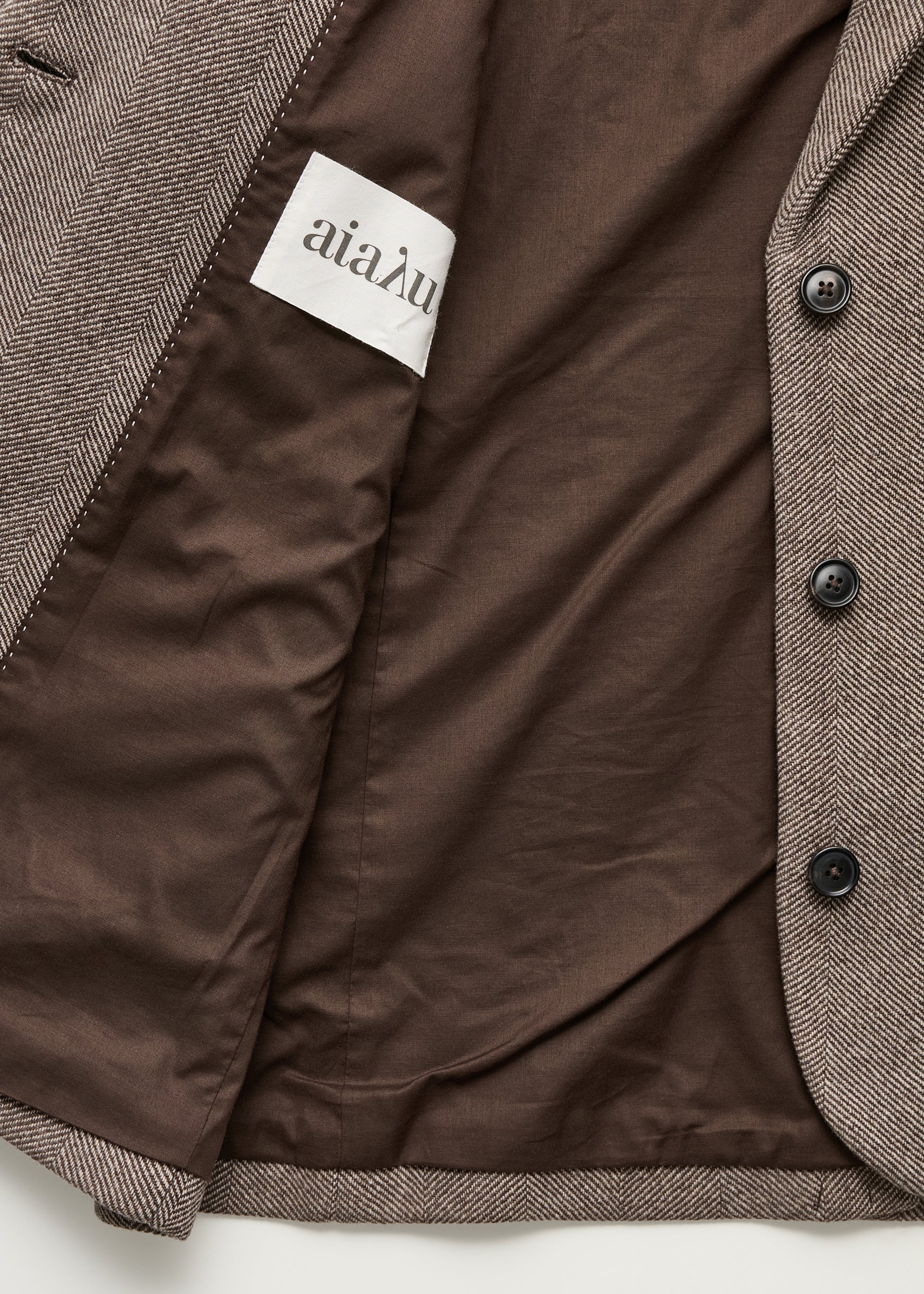 Sergio jacket – wool | Herringbone Jacket aiayu