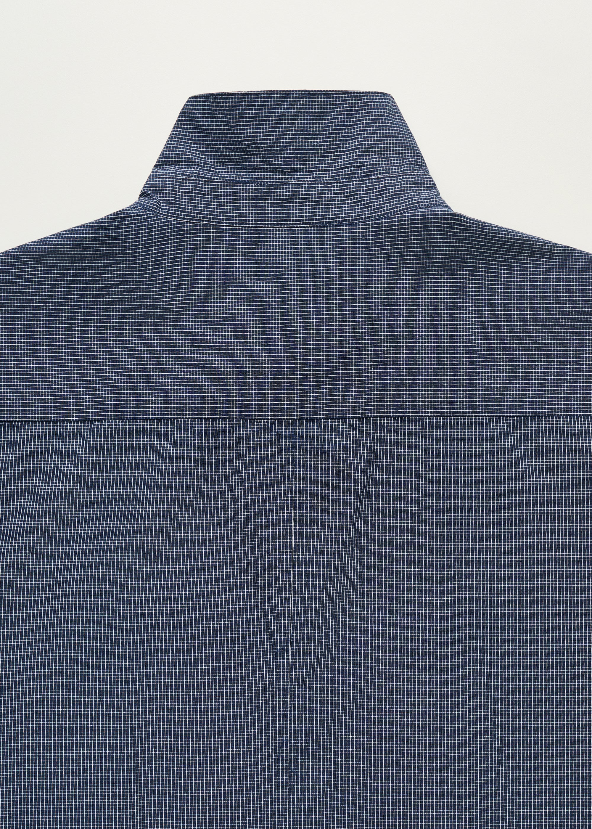Shirt check | Navy Check Shirt Woven aiayu
