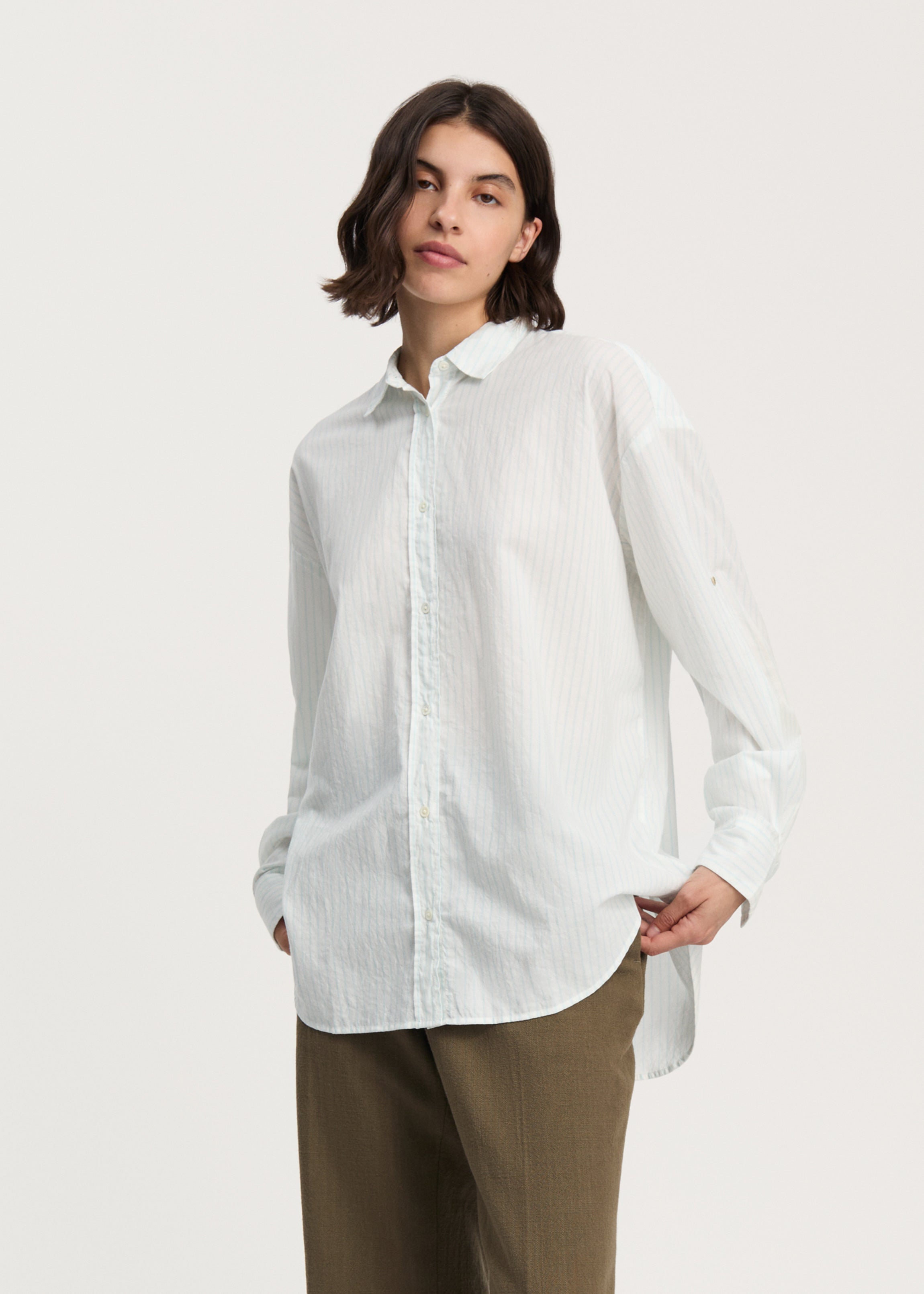 Shirt mist | Mix Opal Blue Shirt Woven aiayu