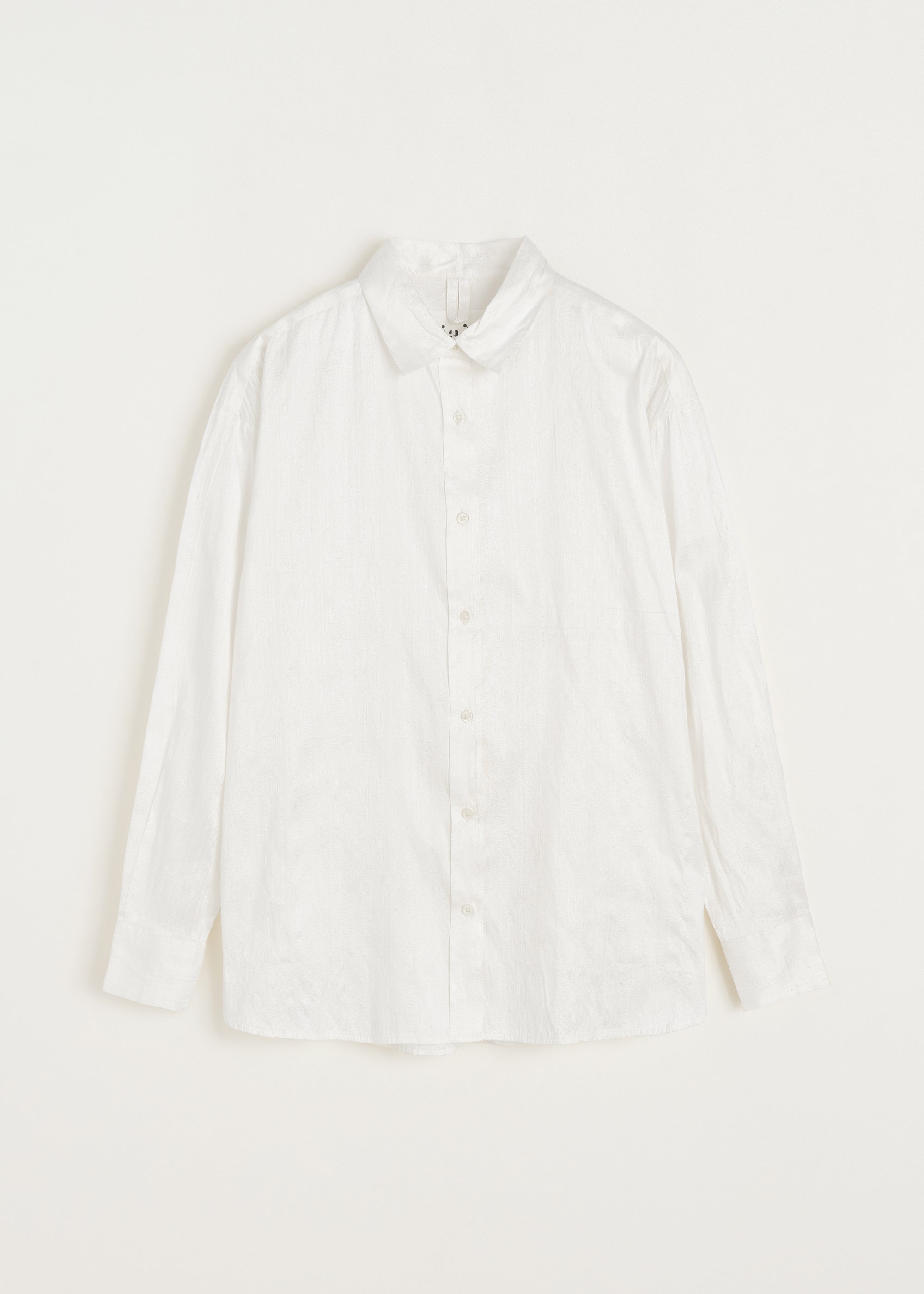 Shirt – recycled silk | Pure Ecru Shirt Woven aiayu