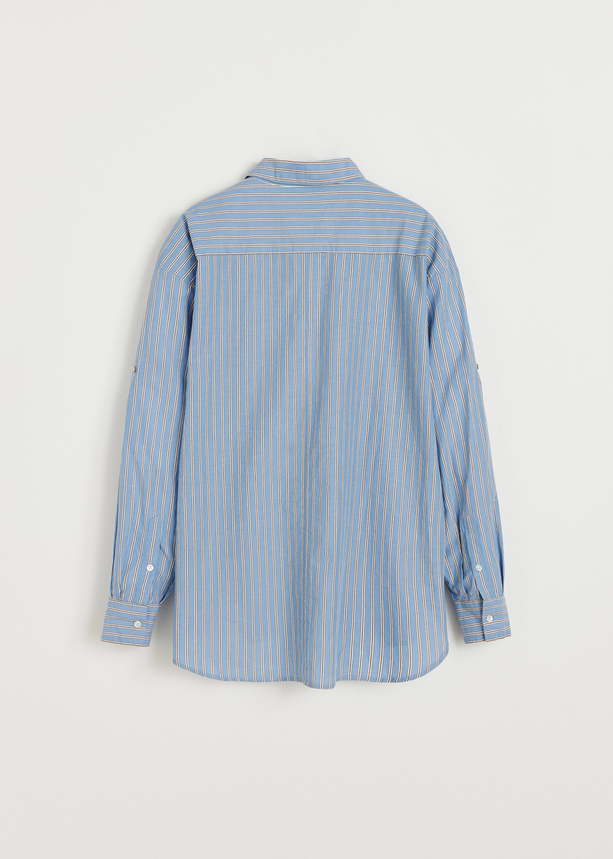 Shirt striped | Mix Baby Blue