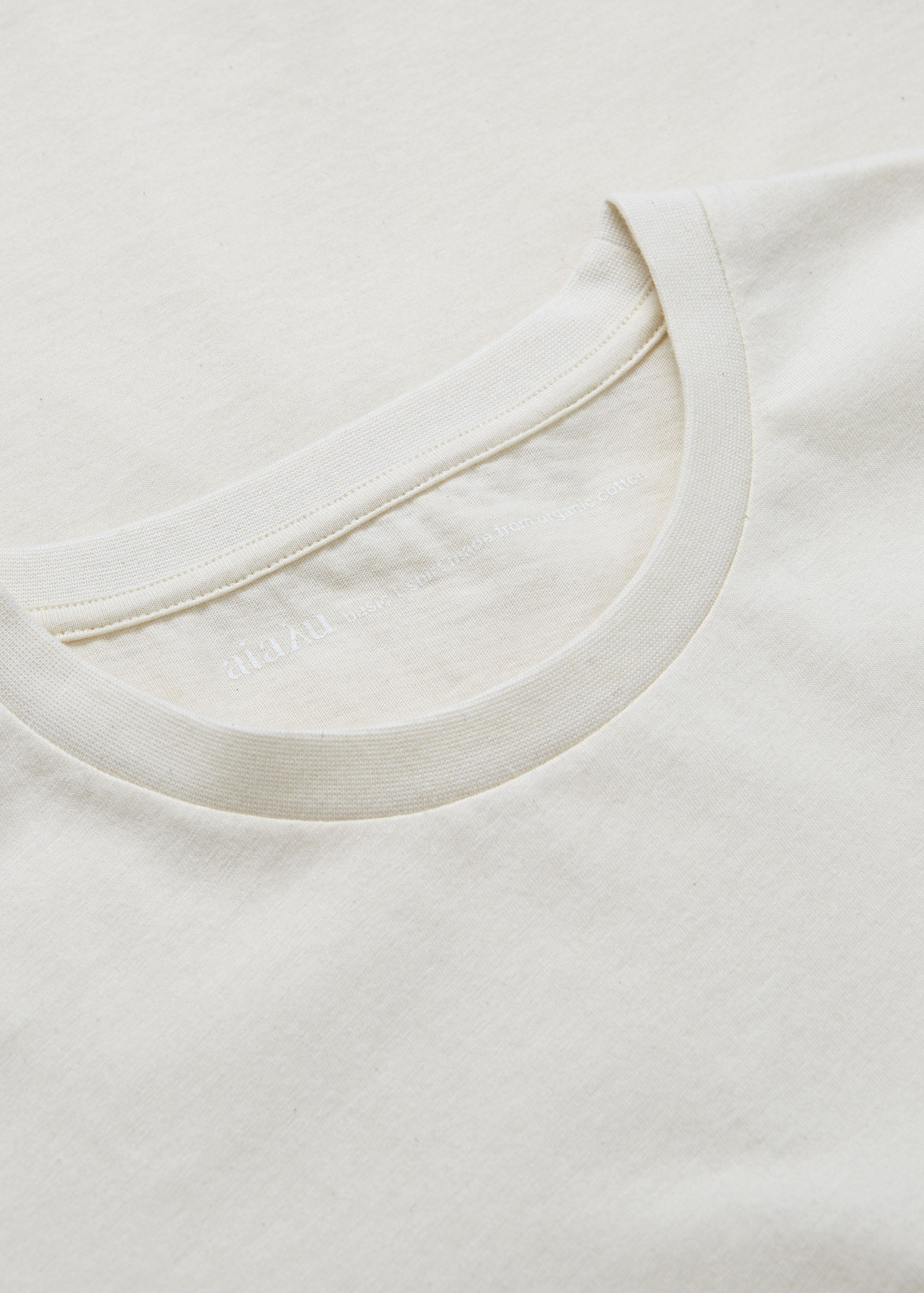 Short sleeve tee - two pack  | White & Undyed