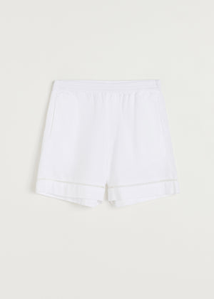 Shorts waffle | White Shorts aiayu