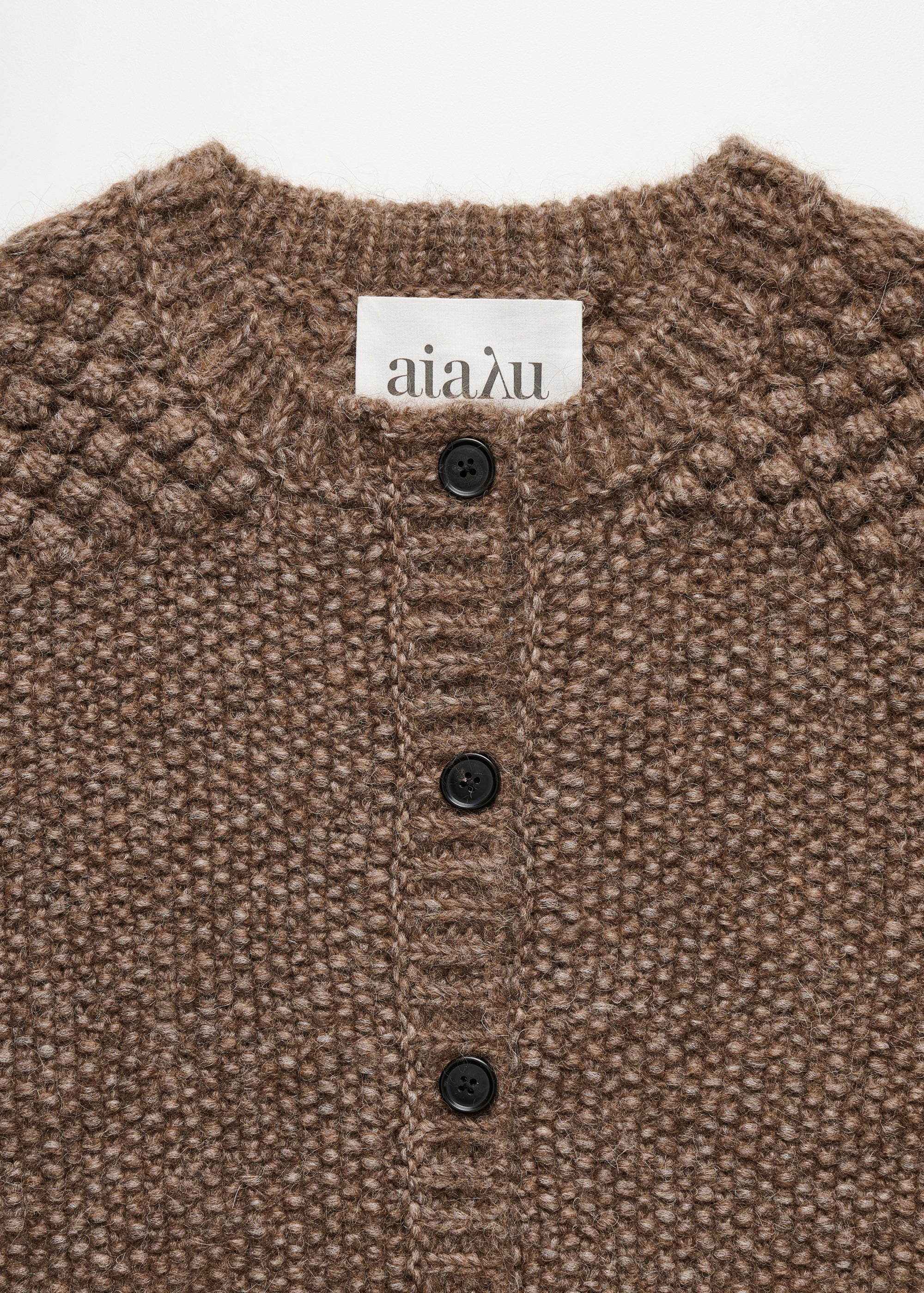 Sierra cardigan – pure llama | Pure Brownie Cardigan aiayu