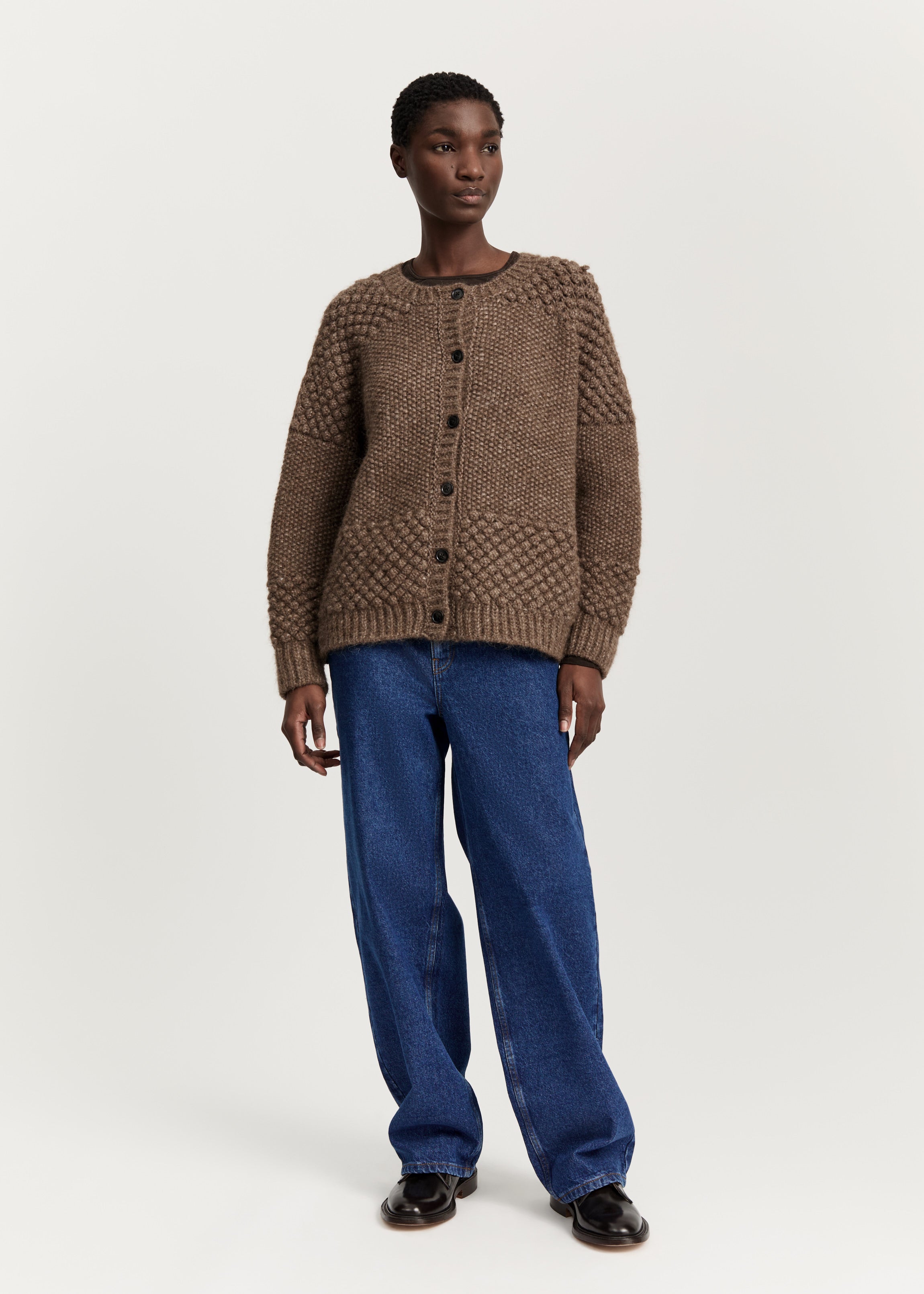 Sierra cardigan – pure llama | Pure Brownie Cardigan aiayu