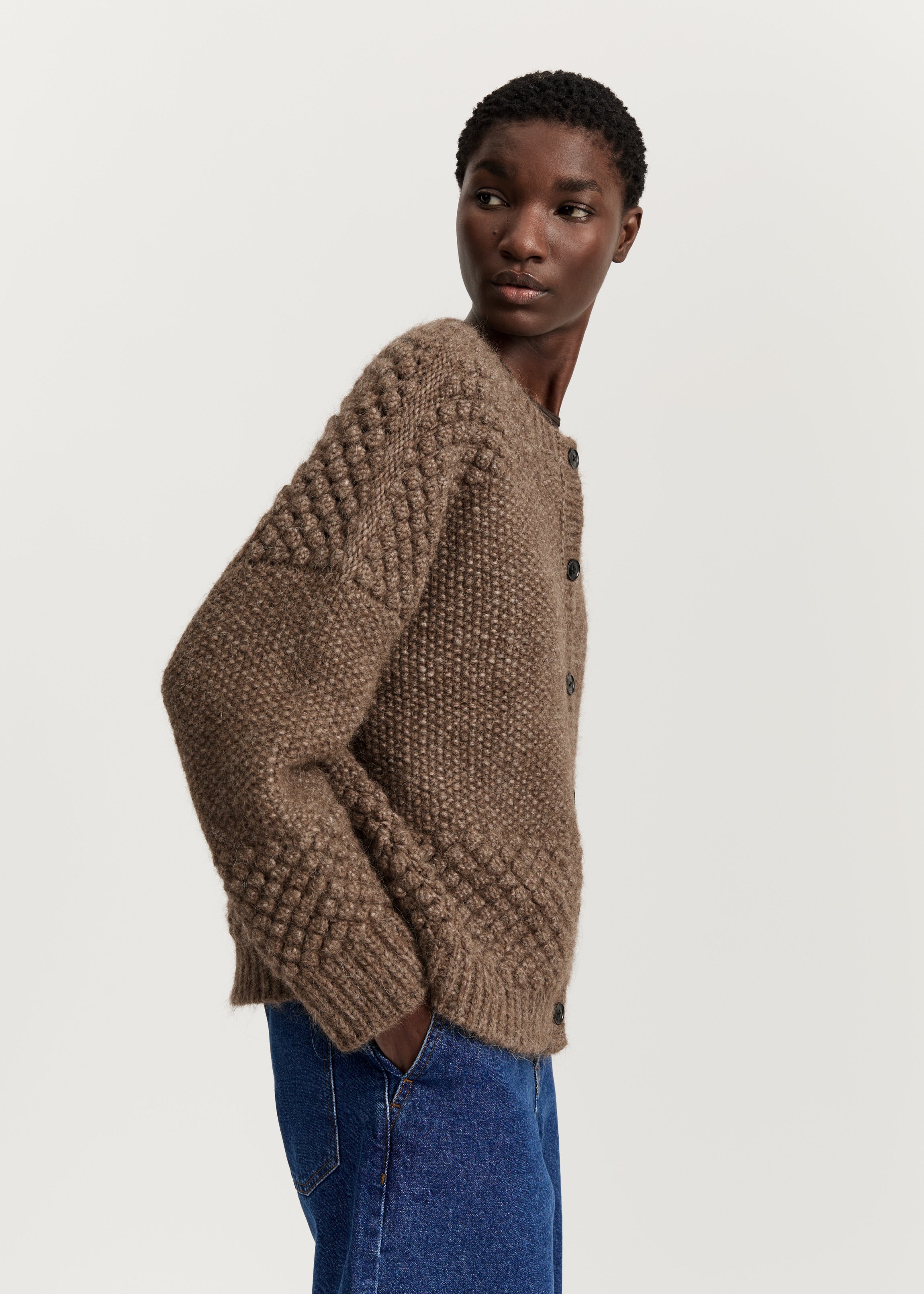 Sierra cardigan – pure llama | Pure Brownie Cardigan aiayu