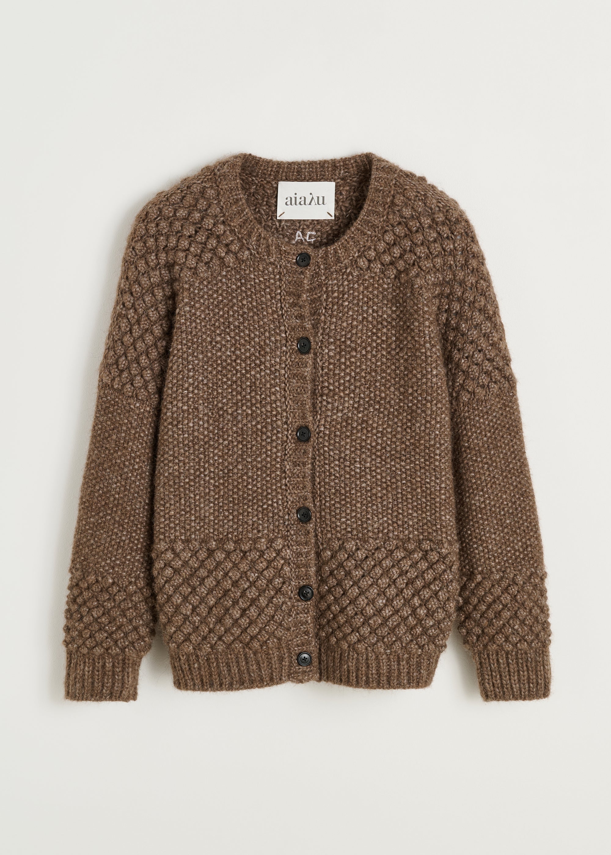 Sierra cardigan – pure llama | Pure Brownie Cardigan aiayu