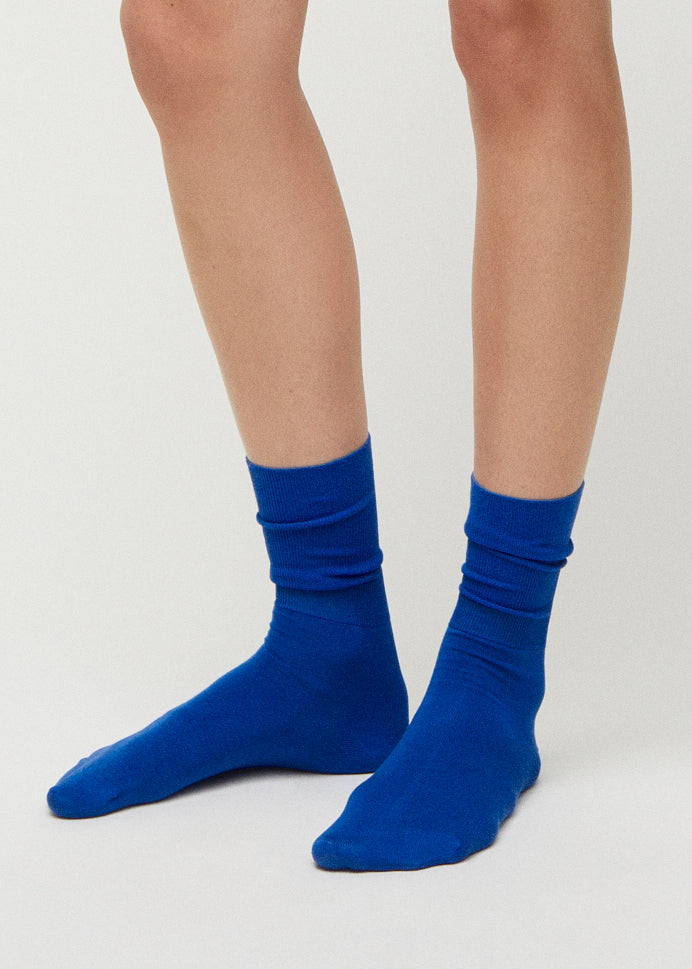 Silk socks  | Blue