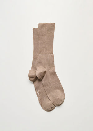 Silk socks  | Oyster