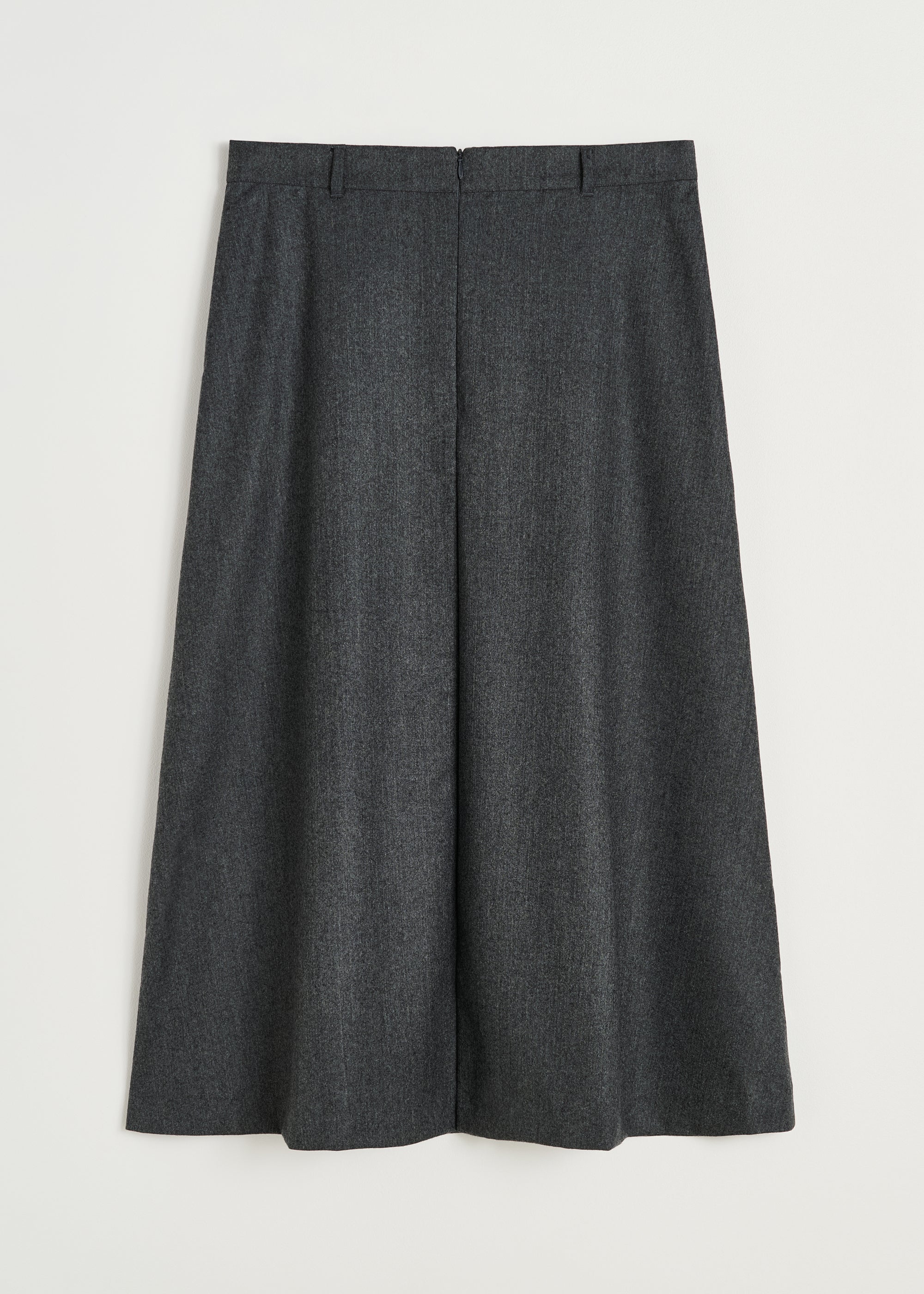 Stella skirt – fine wool | Dark Grey Skirt aiayu