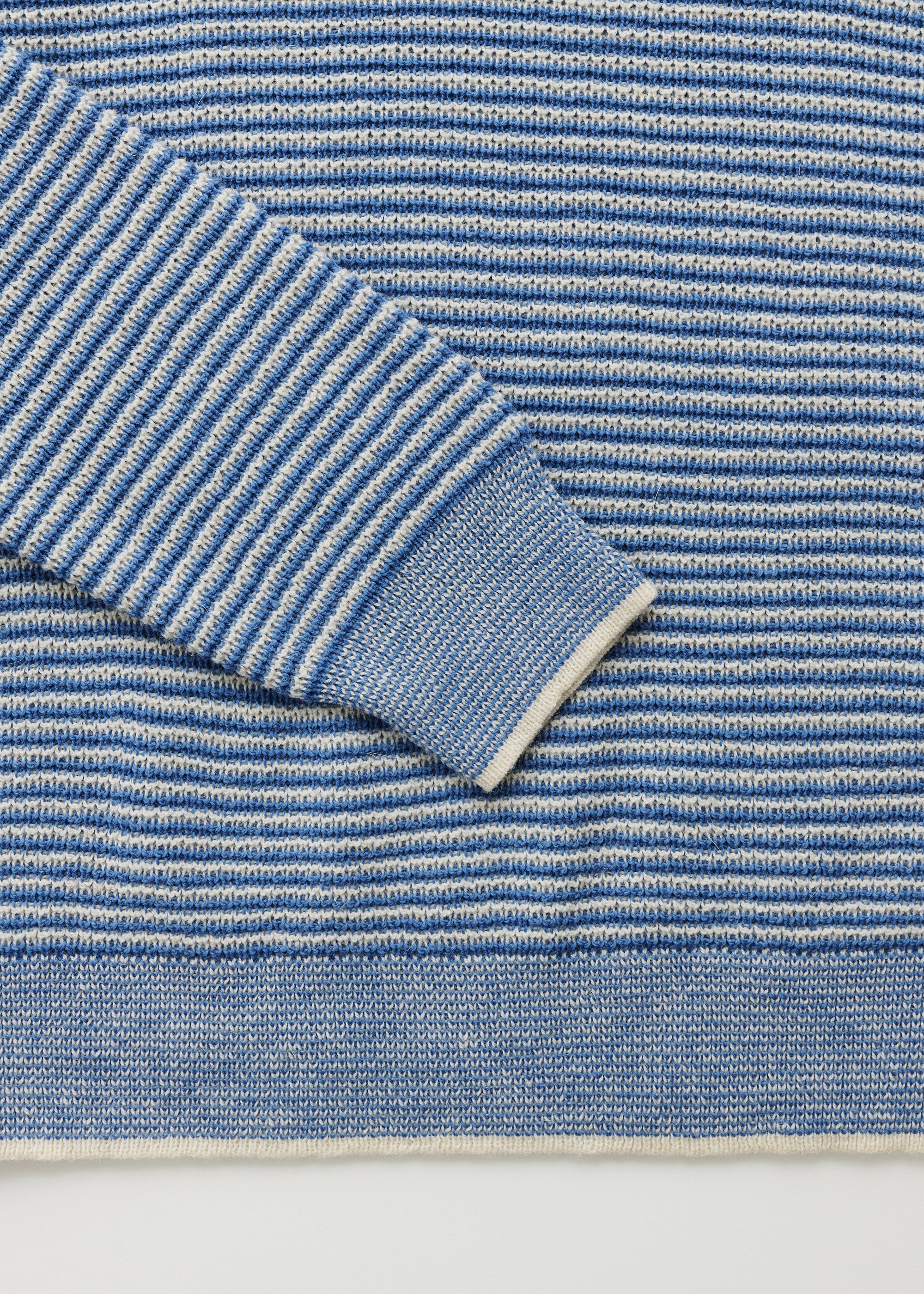 Suki striped sweater - pure llama | Mix Blue