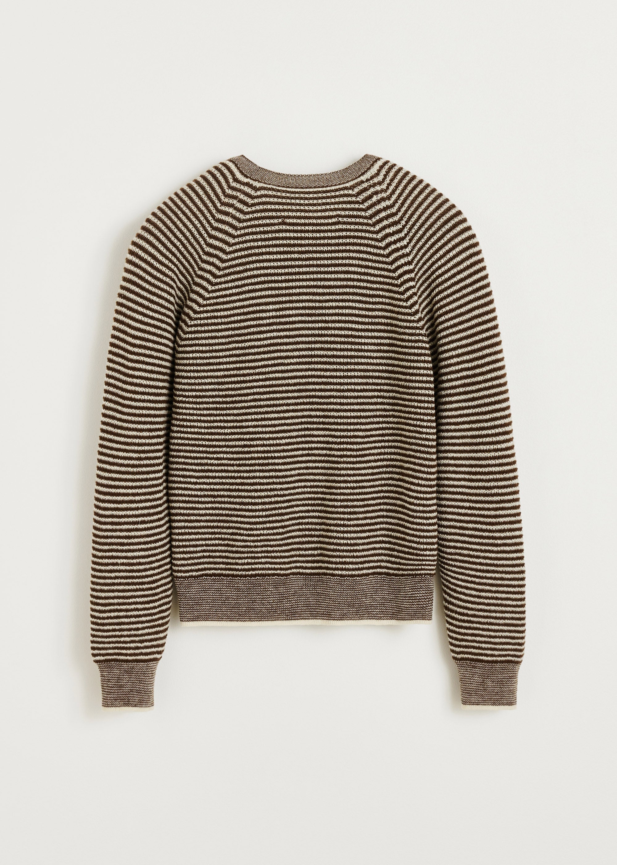 Suki striped sweater - pure llama | Mix Brown Sugar