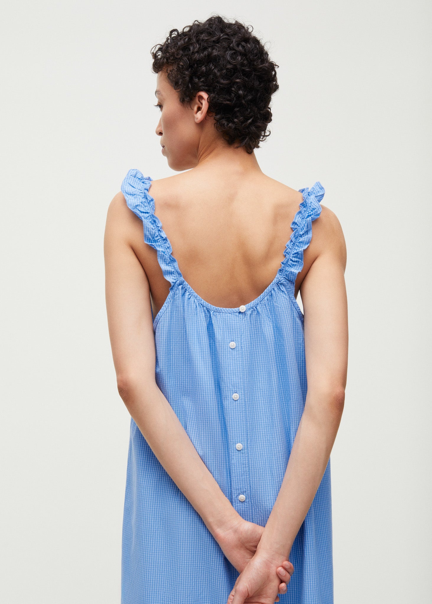 Susanna dress check | Mix Blue