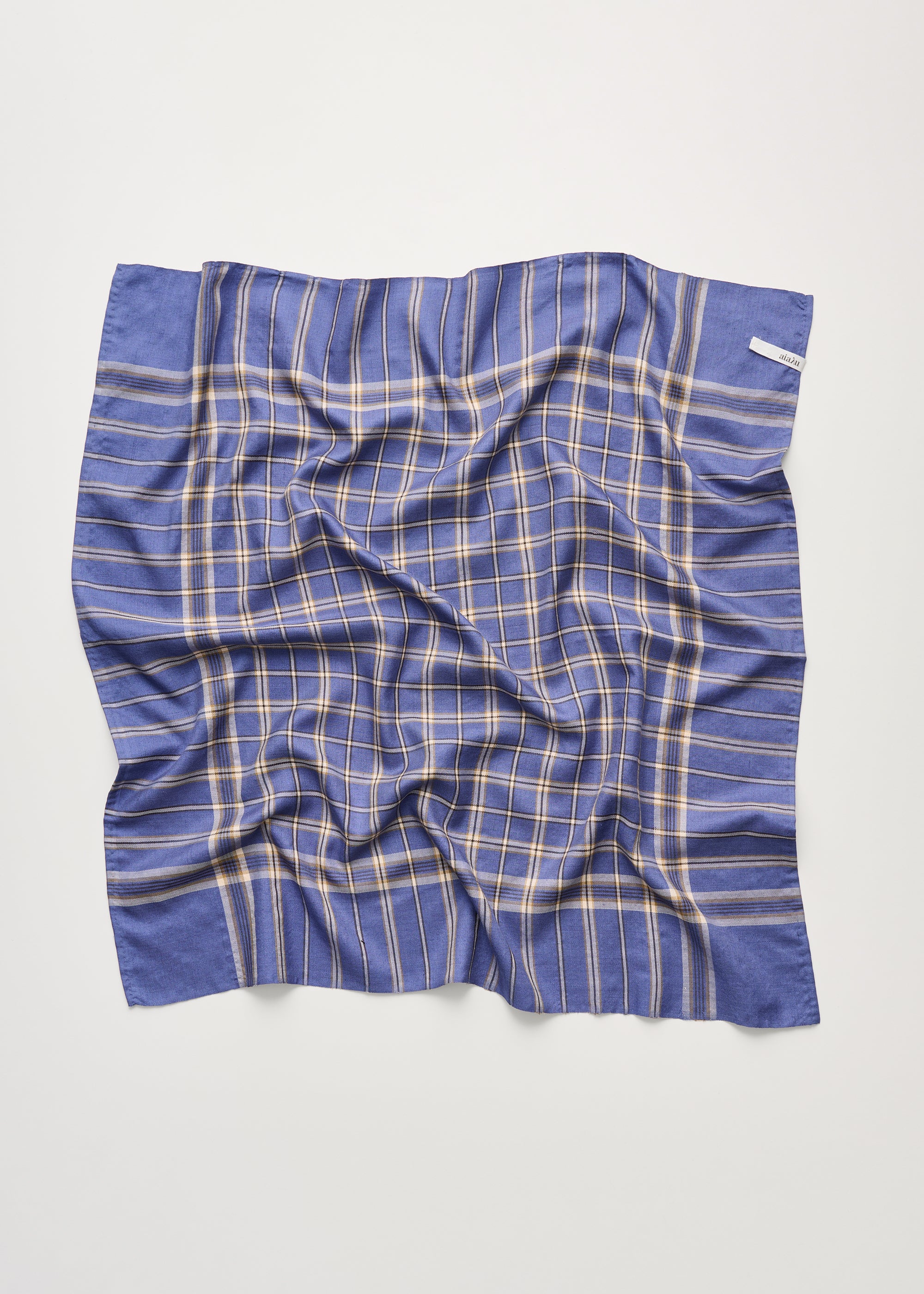 Taylon scarf – silk | Mix French Blue Scarf aiayu
