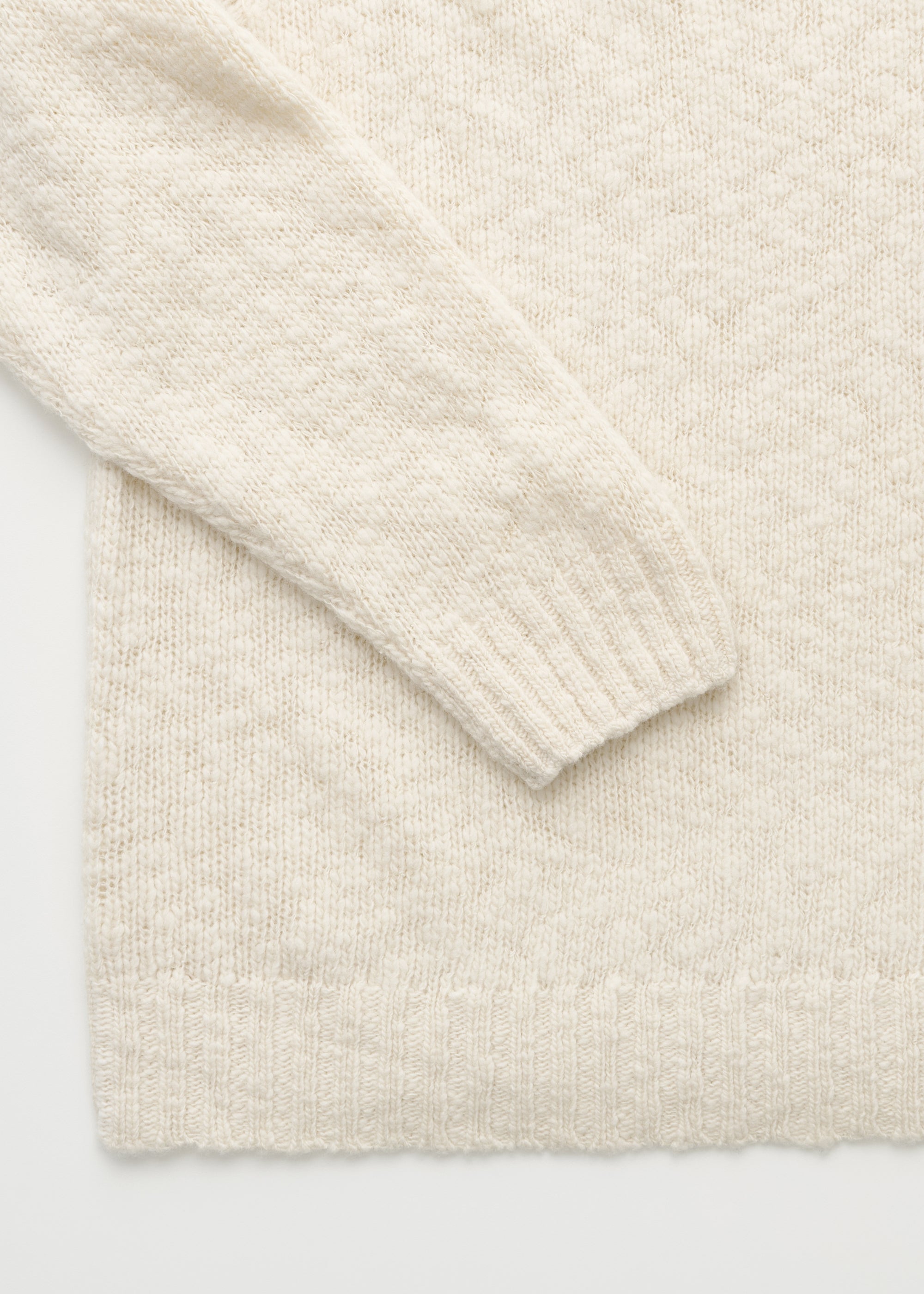 Toba sweater – wool | Pure Ecru Sweater aiayu