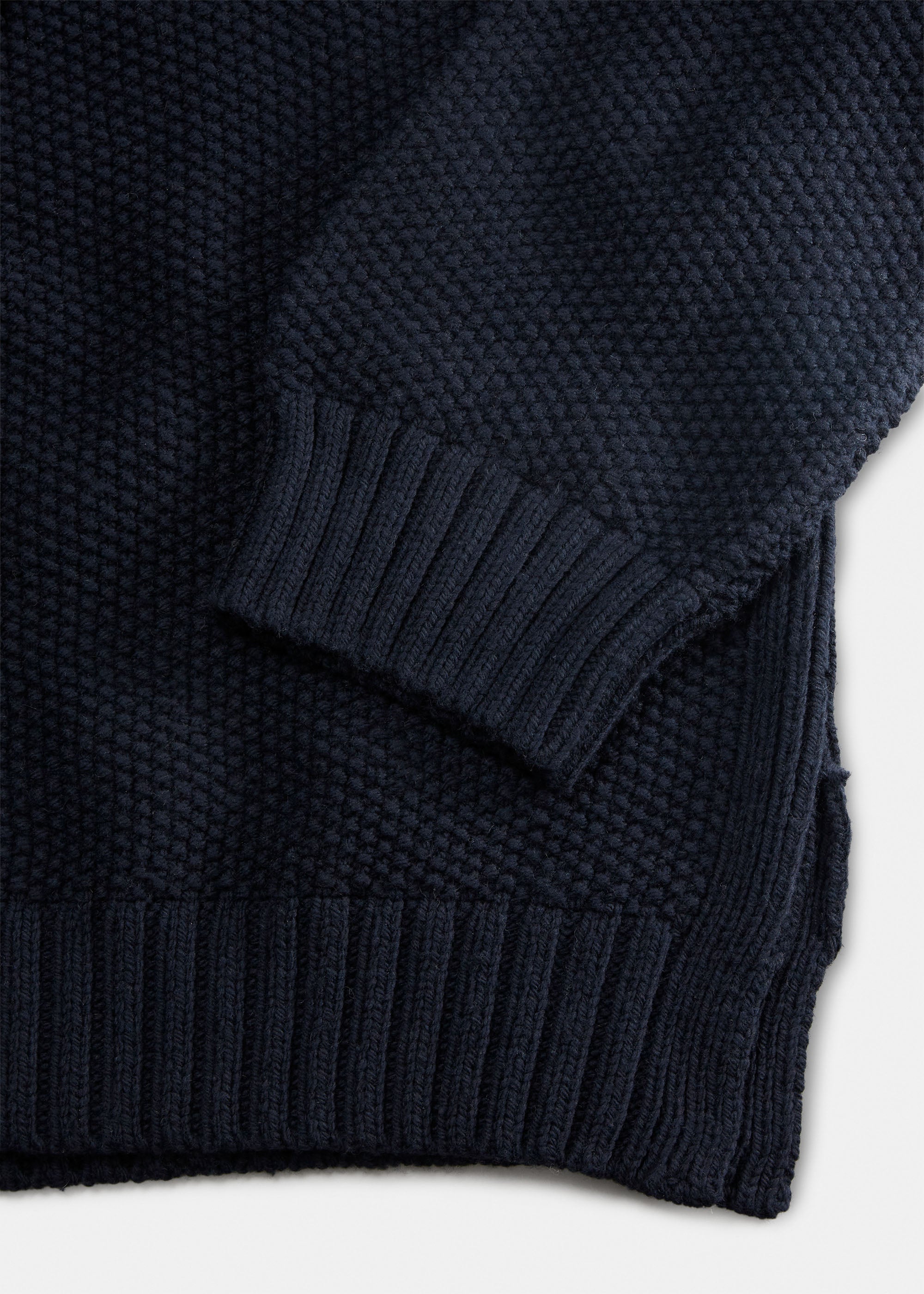 Vetla wool sweater | Black Blue