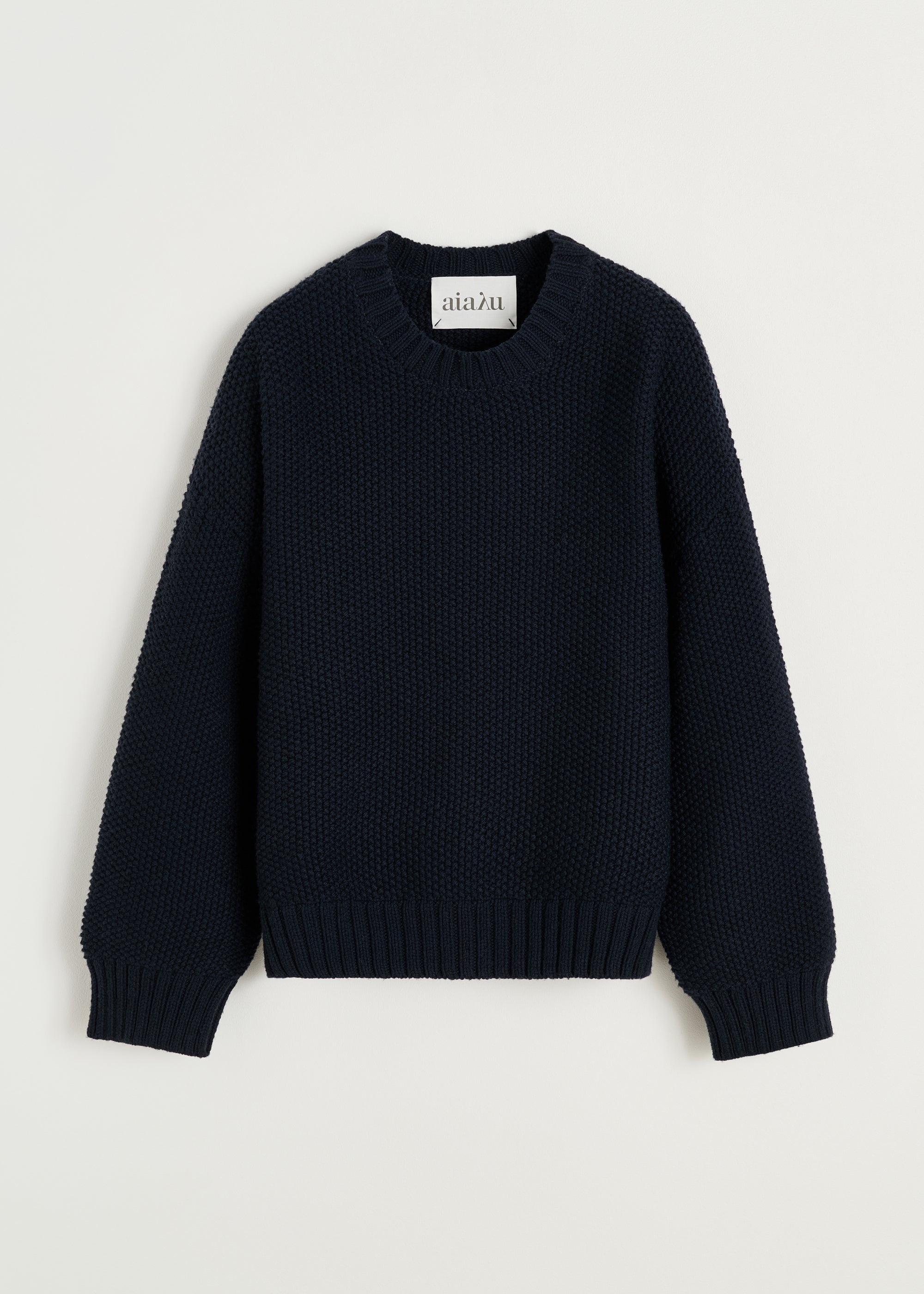 Vetla sweater – highland wool | Navy Sweater aiayu