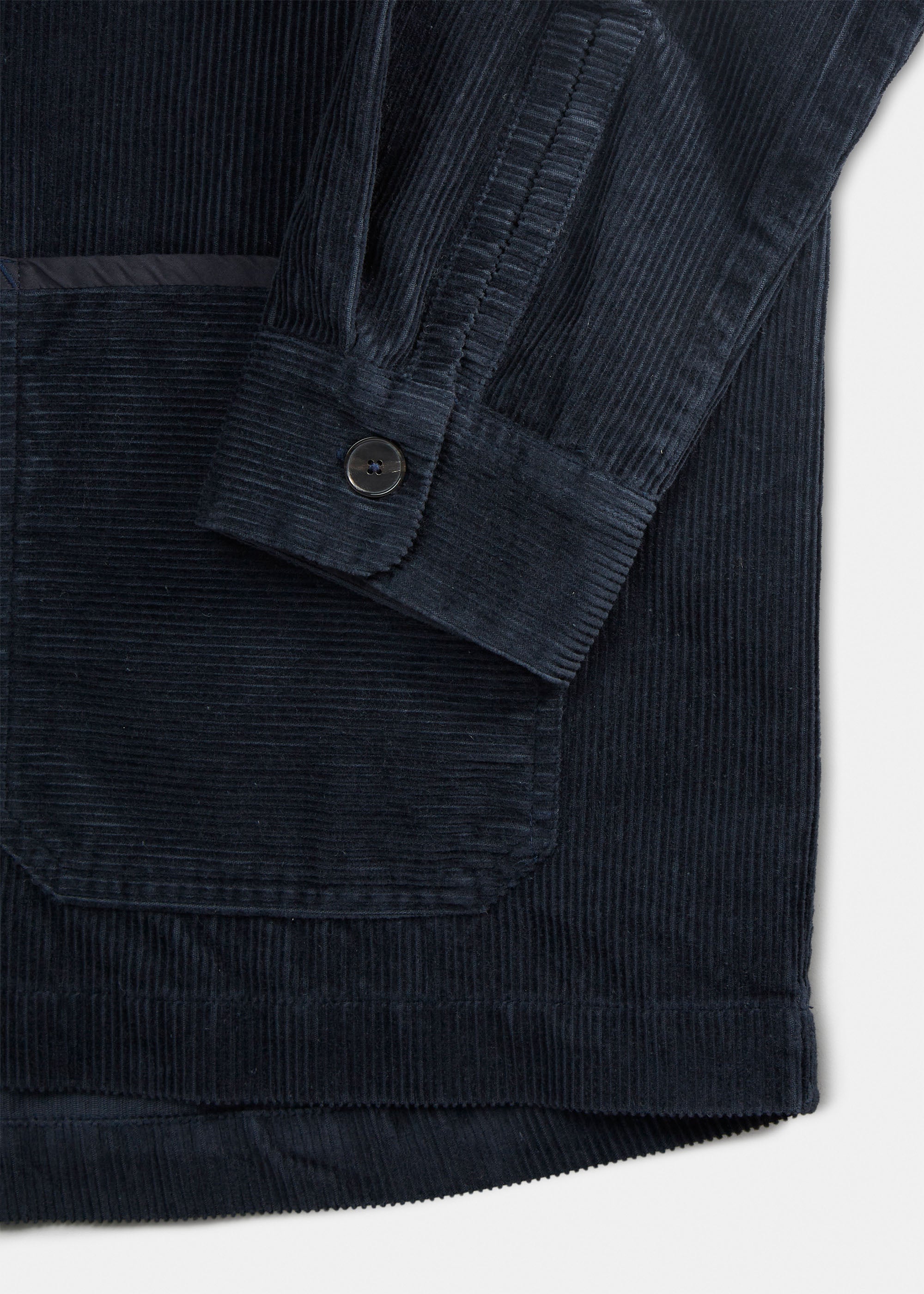 Vinga shirt corduroy | Black Navy