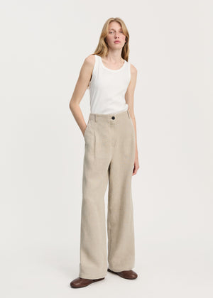 Willy pant heavy linen | Pure Natural Pants aiayu