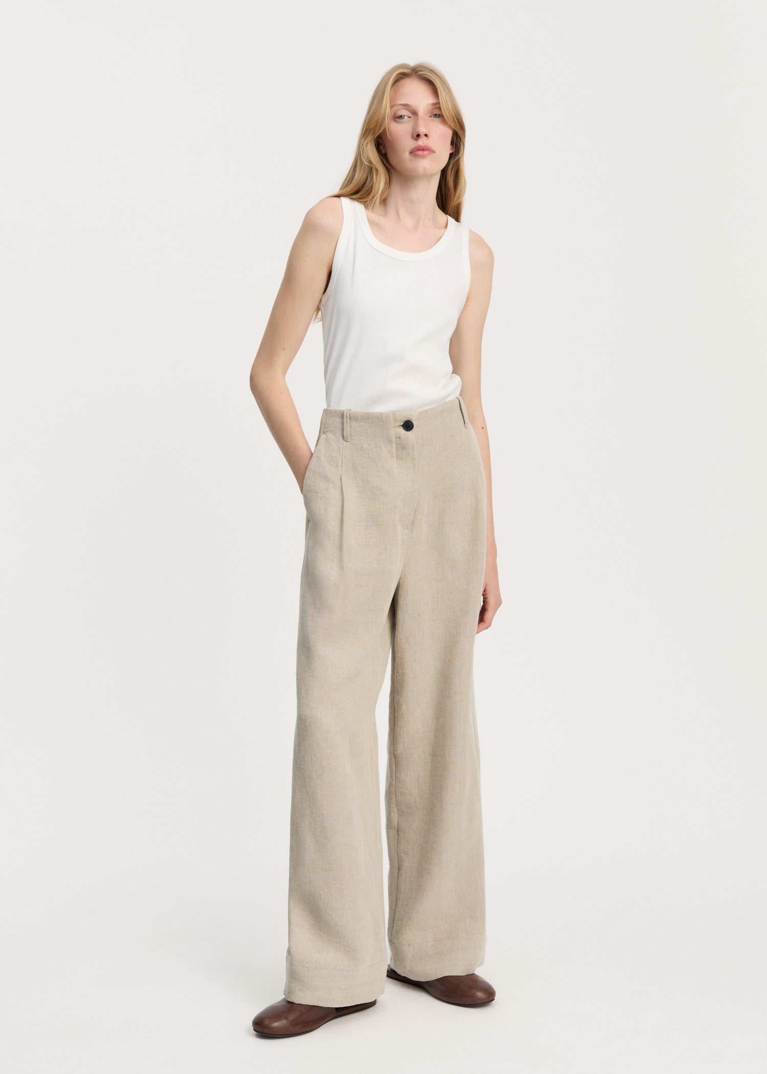 Willy pant heavy linen | Pure Natural Pants aiayu