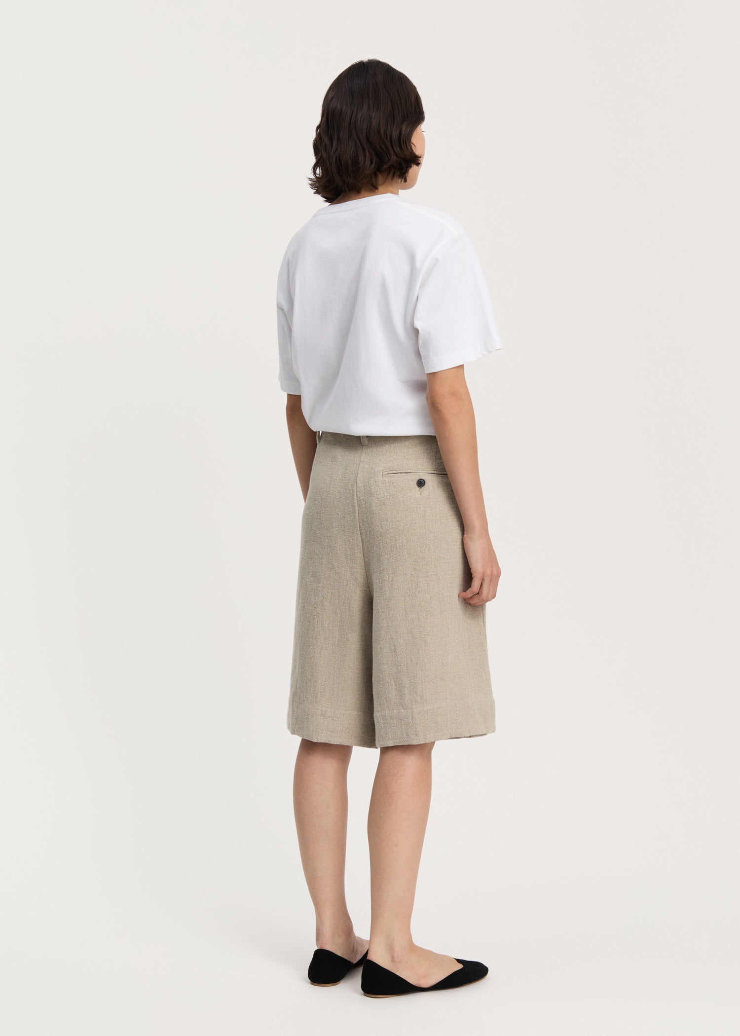Willy shorts heavy linen | Pure Natural Shorts aiayu