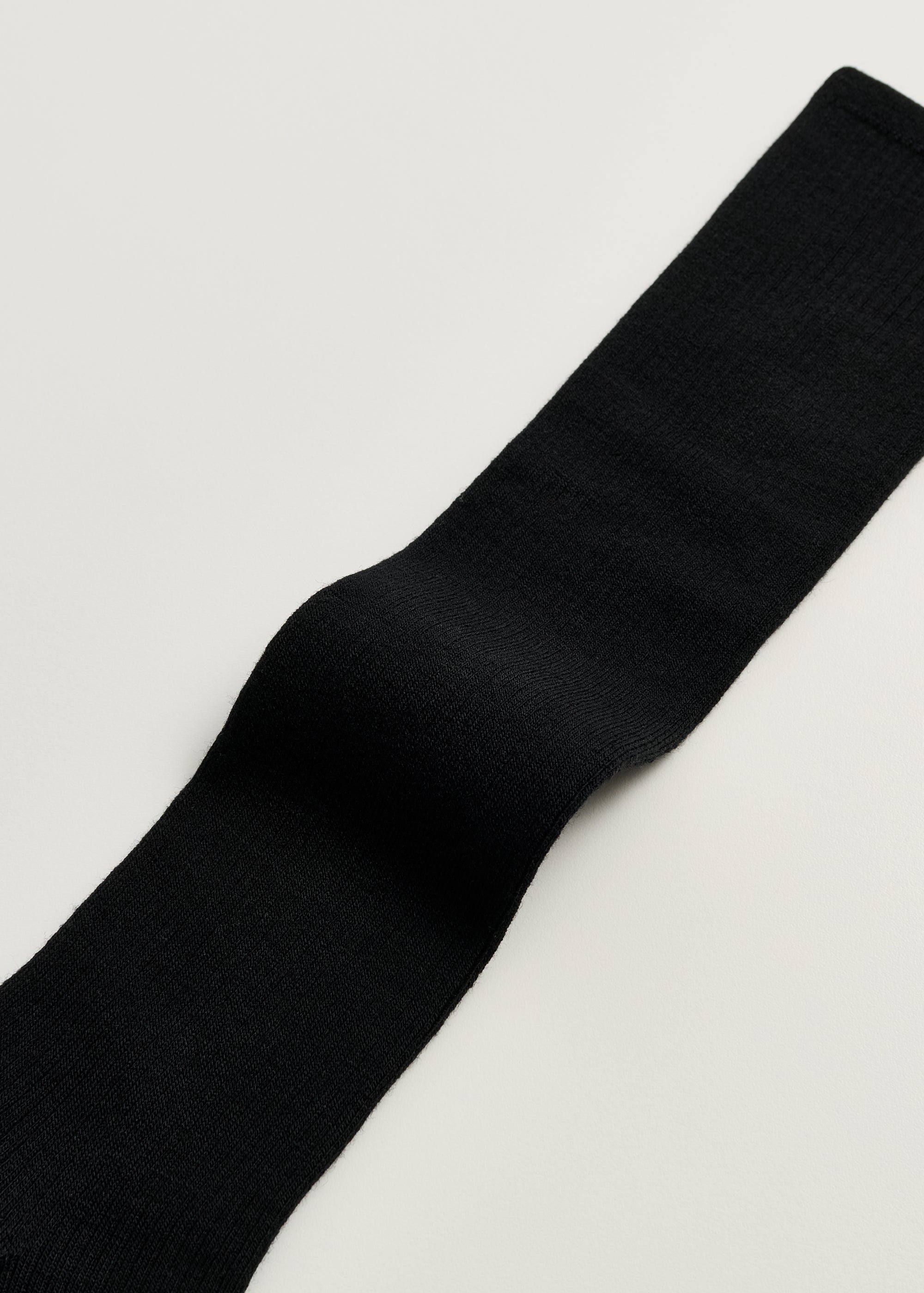 Wool knee socks | Black Socks aiayu