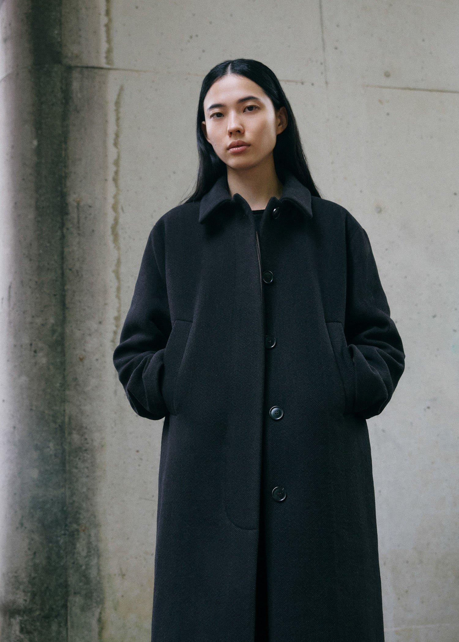 Noah coat – wool | Dark Roots Coat aiayu
